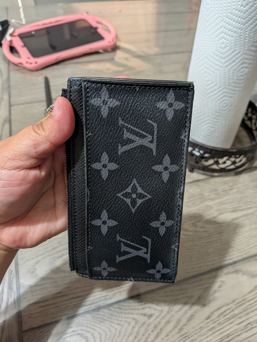 Louis Vuitton Black Monogram Card Holder Wallet - Picture 4 of 16